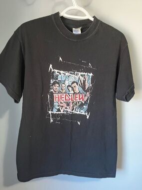 Black Hedley Graphic Band T-Shirt Vintage 2005